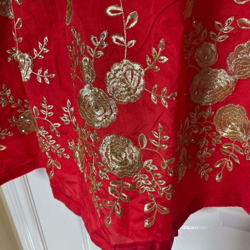 Red Lehenga